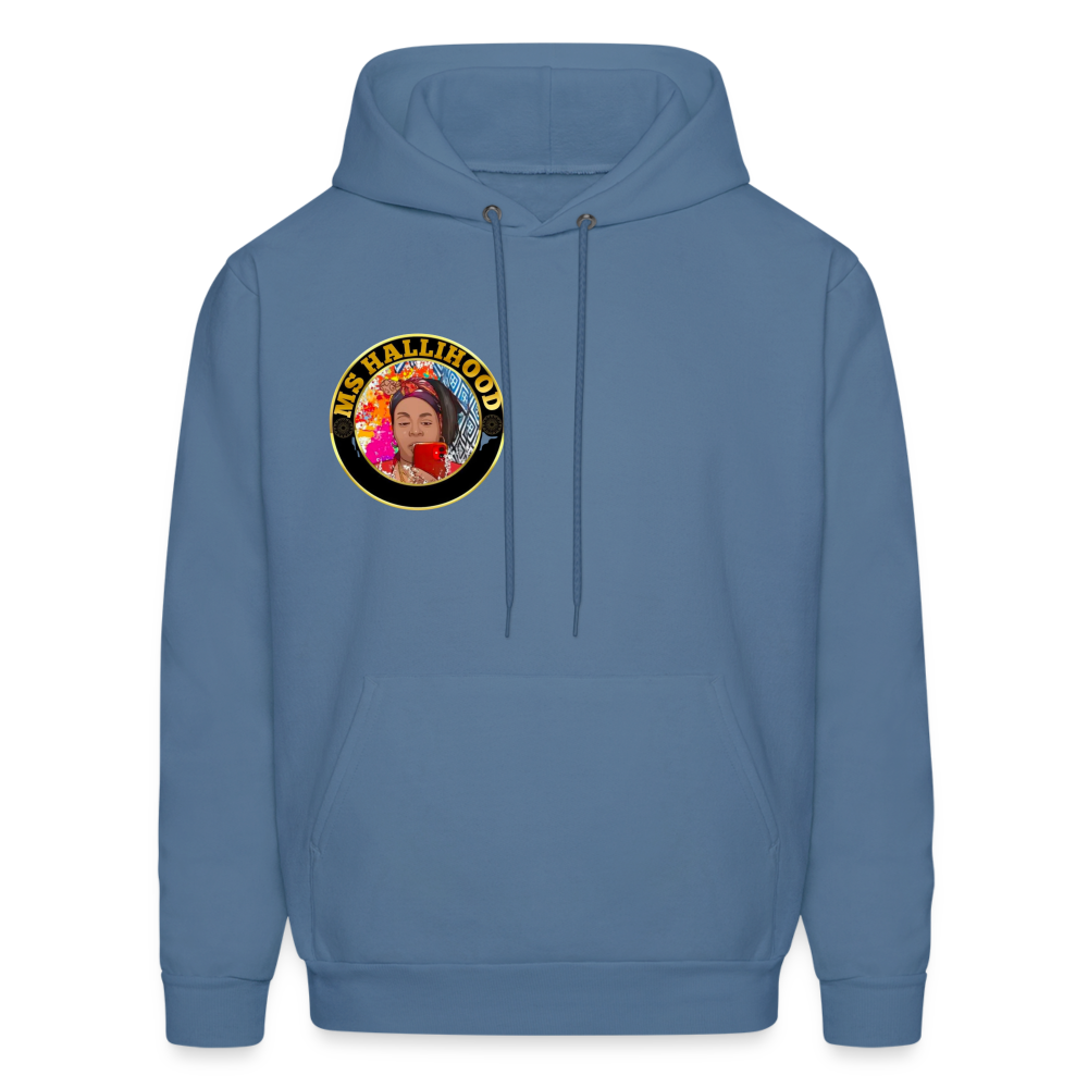 Ms Hallihood Lo Go Crazy Hoodie - denim blue