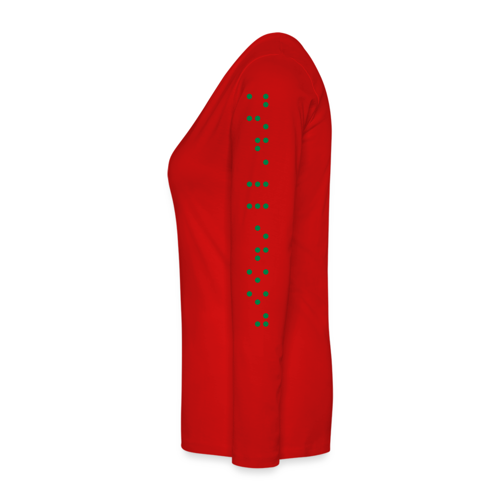 MsHallihood Long Sleeve Russ Tee - red
