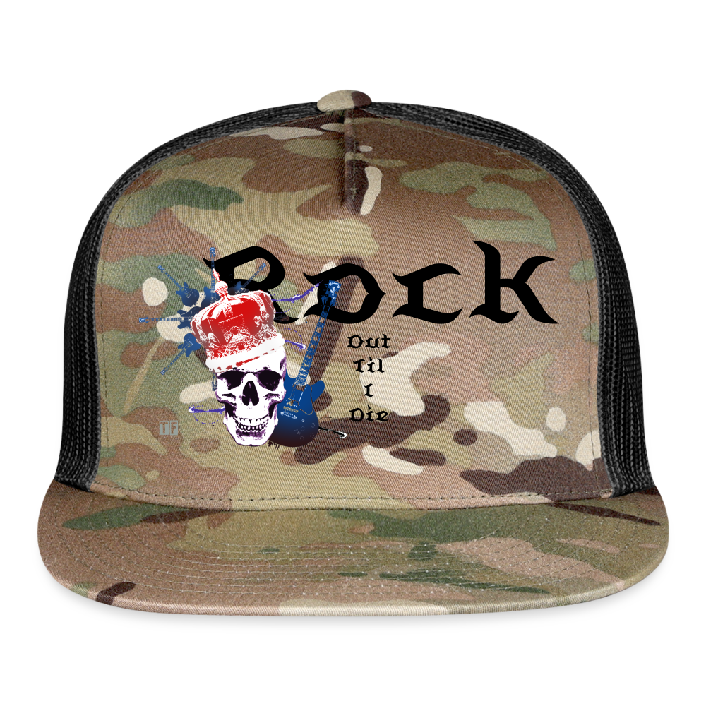“Rock Out” Trucker Hat - MultiCam\black