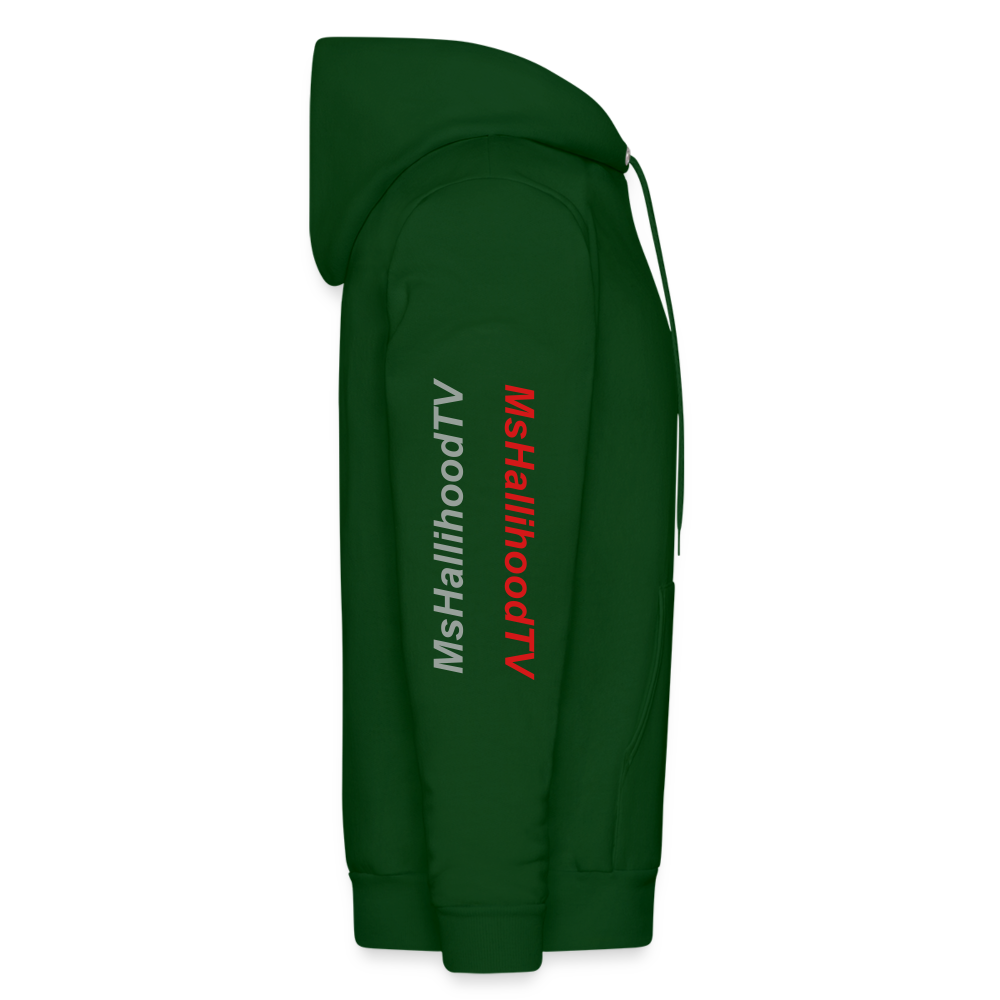 Ms Hallihood Lo Go Crazy Hoodie - forest green