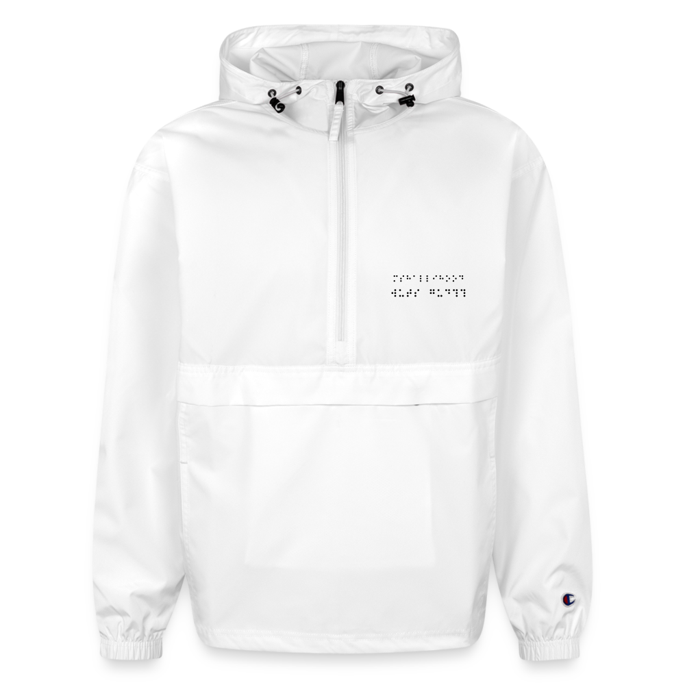 Simple Champion Packable Jacket - white