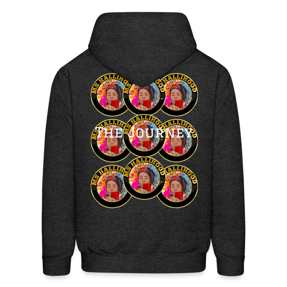 Ms Hallihood Lo Go Crazy Hoodie - charcoal grey