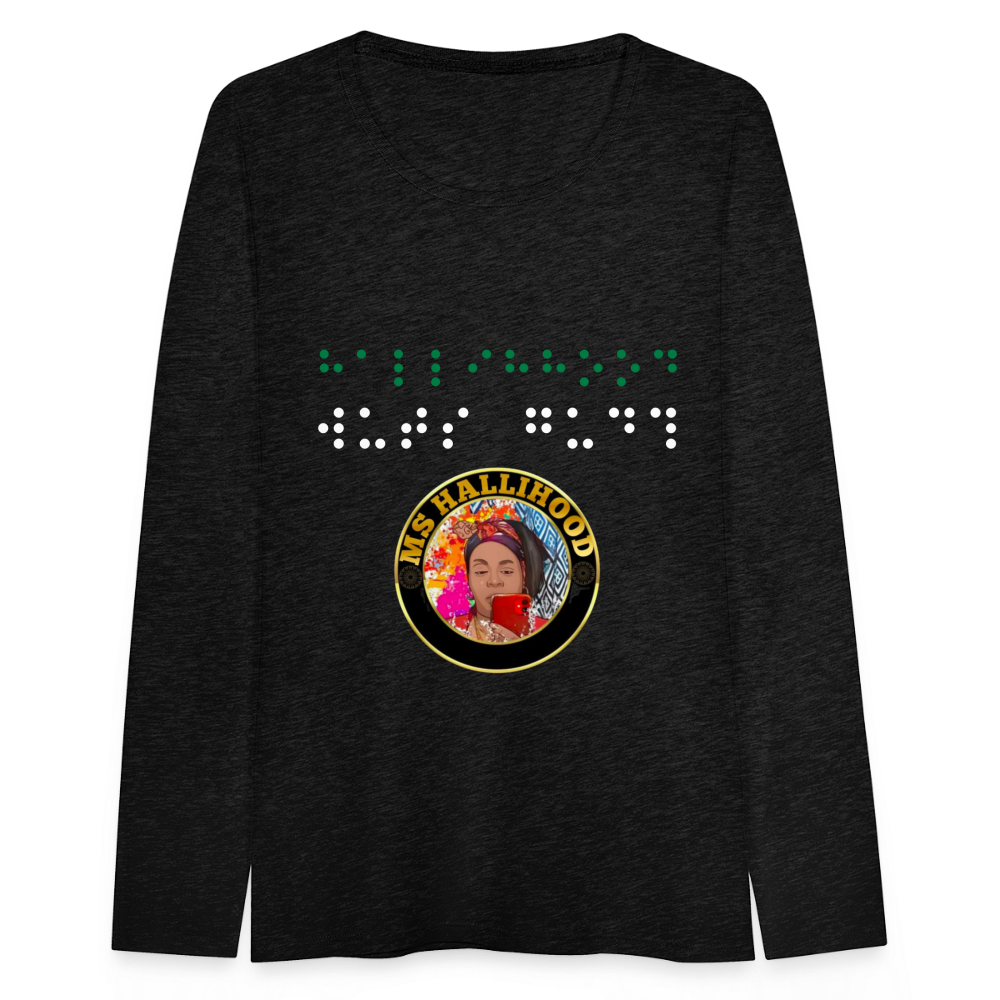 MsHallihood Long Sleeve Russ Tee - charcoal grey