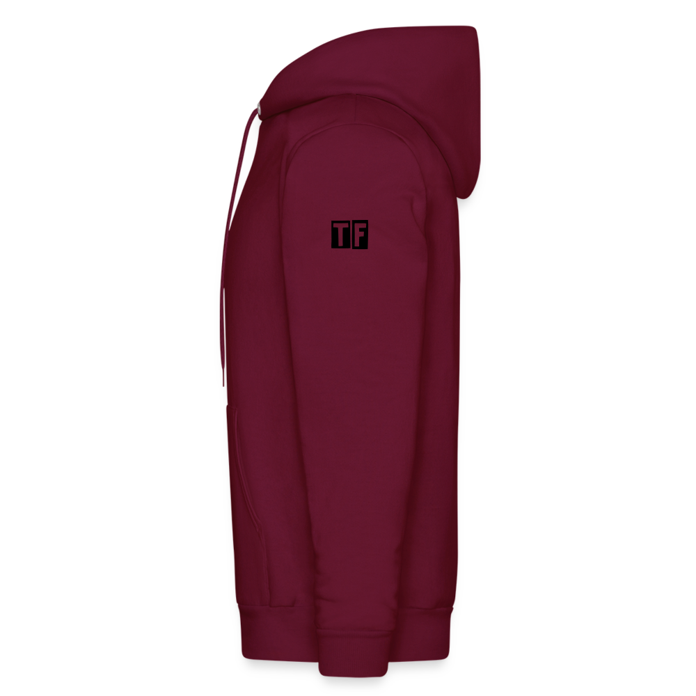 Ms Hallihood Lo Go Crazy Hoodie - burgundy