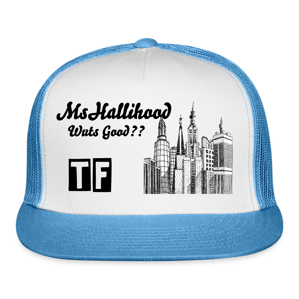 Wuts Good Trucker Hat - white/blue