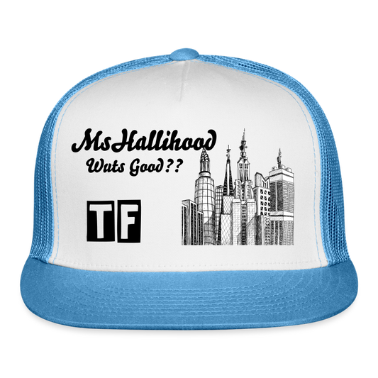 Wuts Good Trucker Hat - white/blue