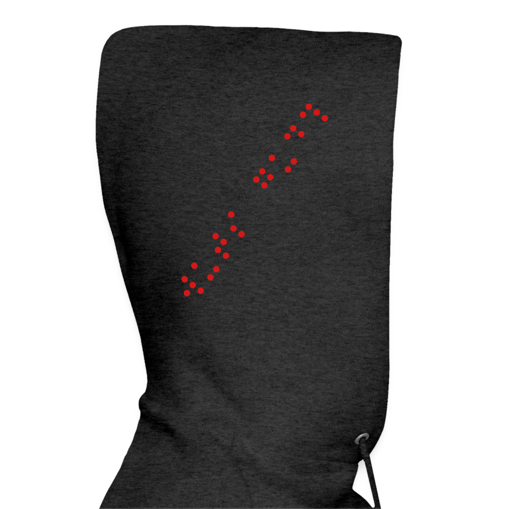 Ms Hallihood Lo Go Crazy Hoodie - charcoal grey