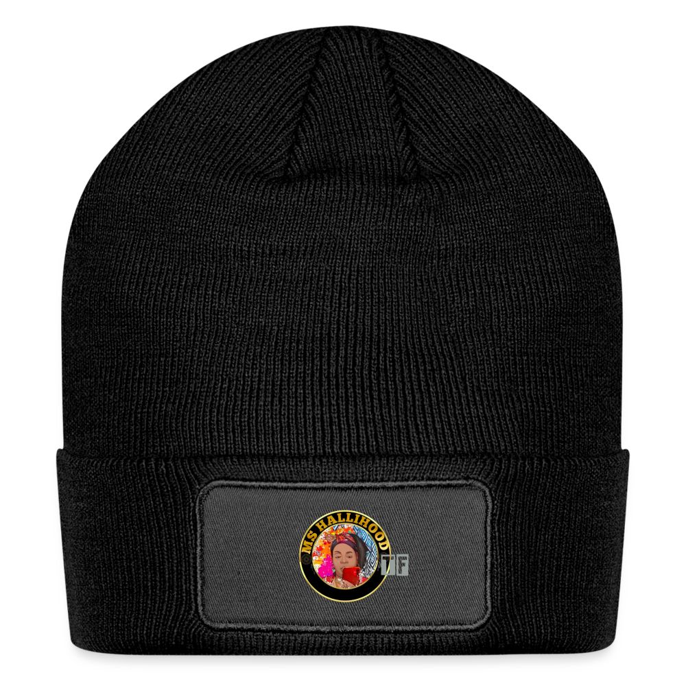 MsHallihood Logo Patch Beanie - black
