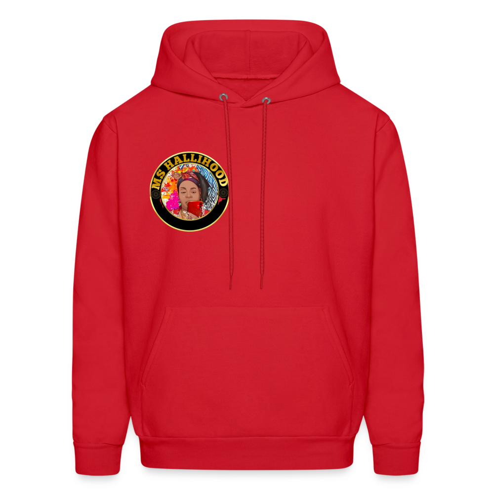 Ms Hallihood Lo Go Crazy Hoodie - red