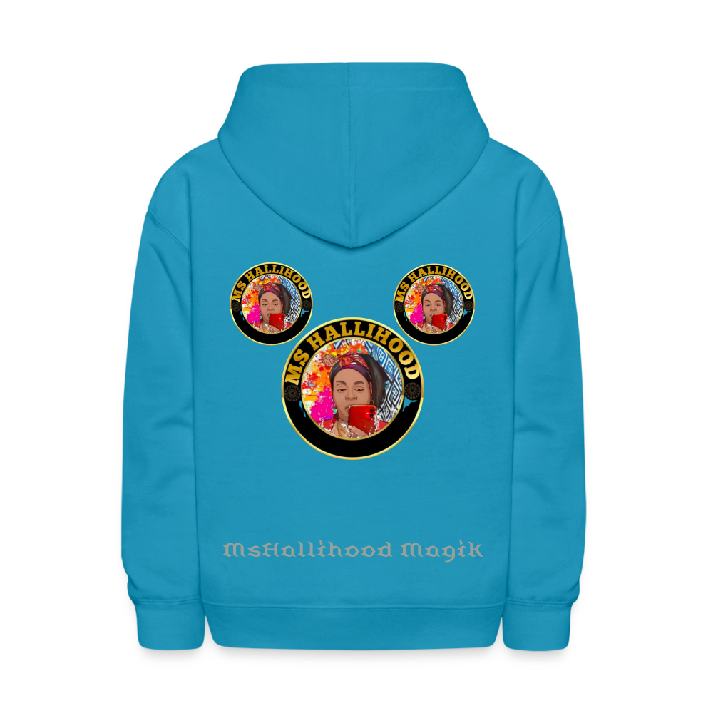 Kids' Affirmation Hoodie - turquoise