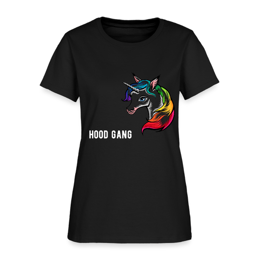 Hood Gang Women's T-Shirt - black