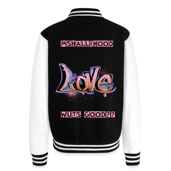 Just Hoods Heavyweight Letterman Jacket - Image 2